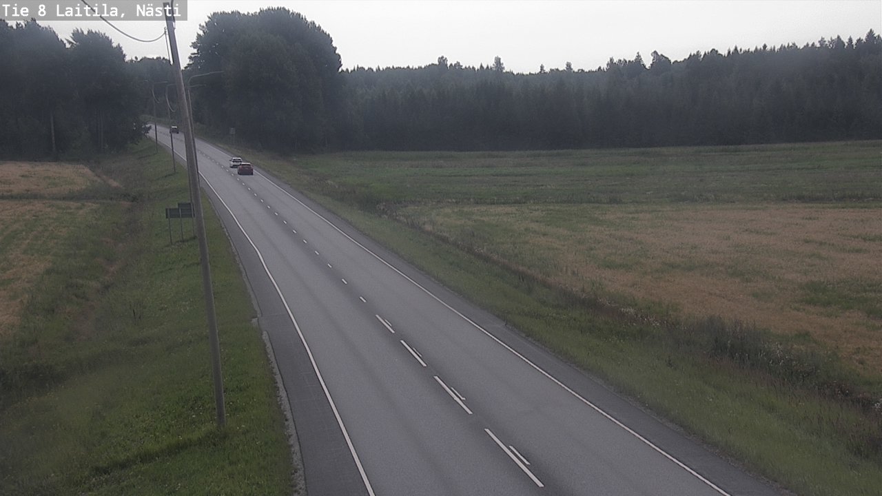Weather Camera Image Road 8  Laitila, Nästi, Laitila, Varsinais-Suomi