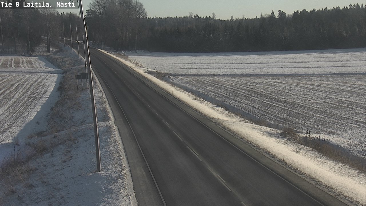 Weather Camera Image Road 8  Laitila, Nästi, Laitila, Varsinais-Suomi