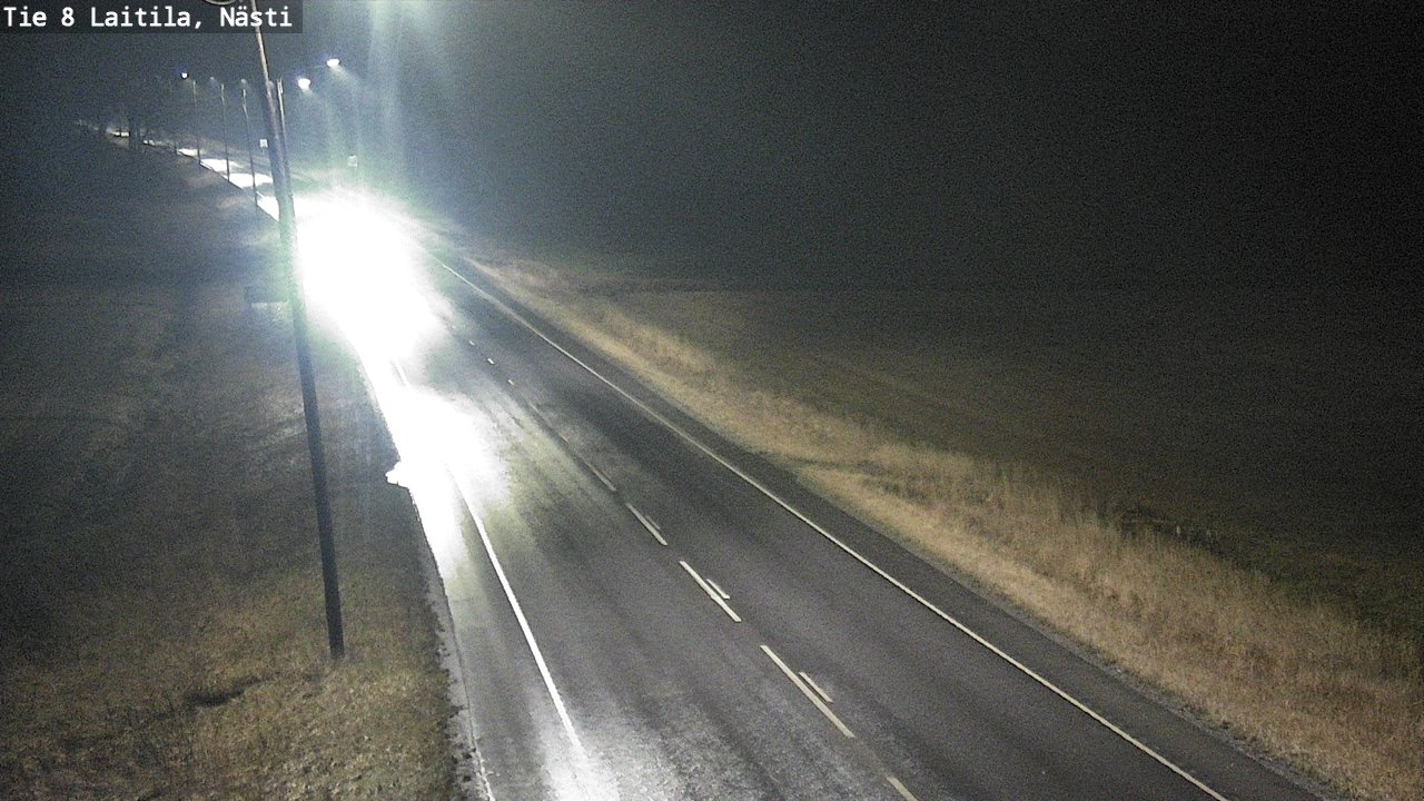 Weather Camera Image Road 8 Laitila, Nästi, Laitila, Varsinais-Suomi