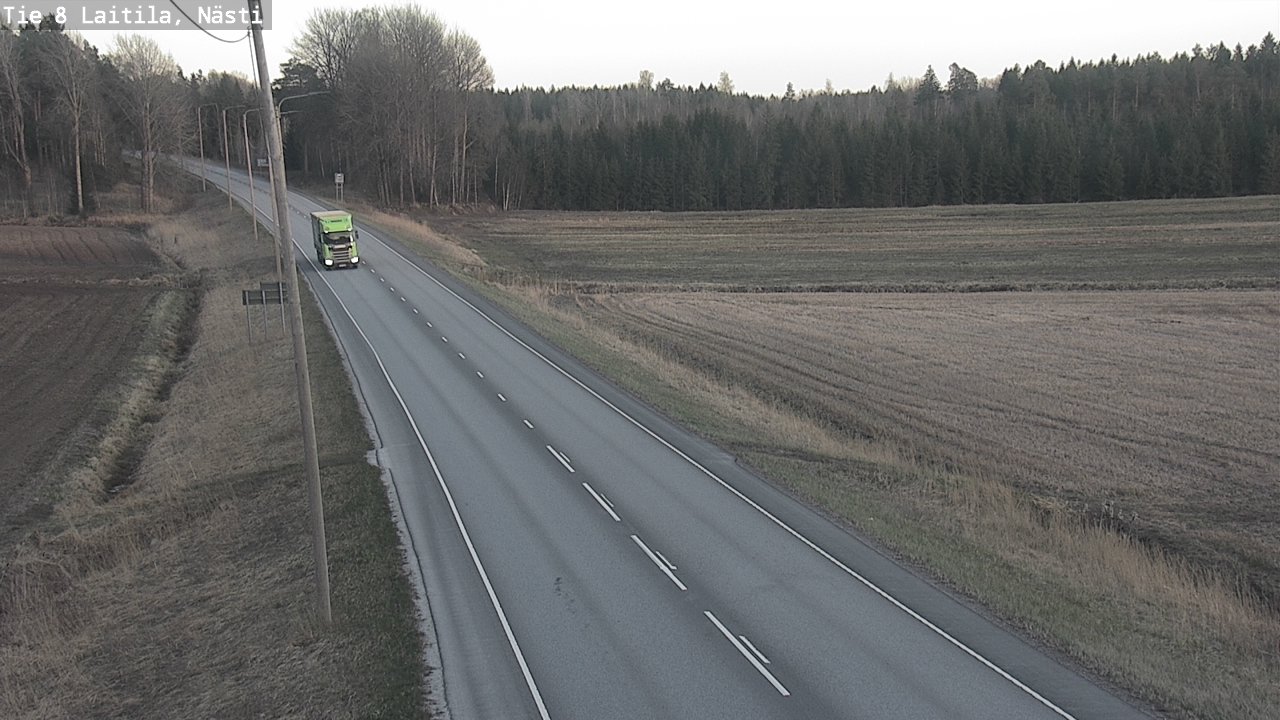 Weather Camera Image Road 8  Laitila, Nästi, Laitila, Varsinais-Suomi