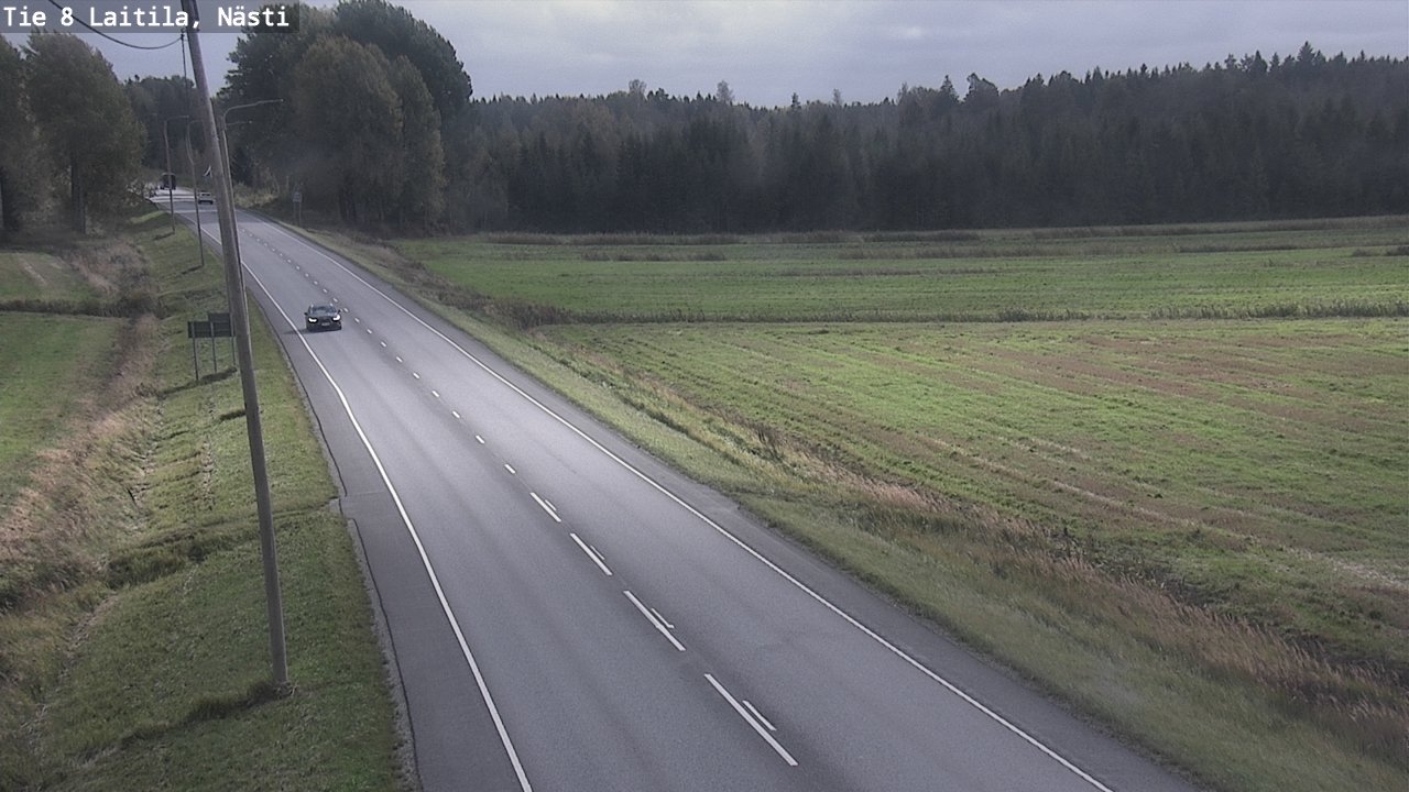Weather Camera Image Väg 8  Letala, Nästi, Laitila, Varsinais-Suomi