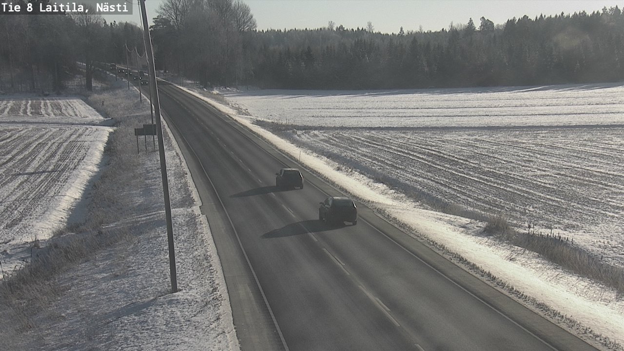 Weather Camera Image Road 8  Laitila, Nästi, Laitila, Varsinais-Suomi