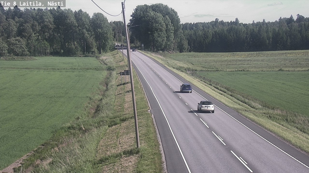 Weather Camera Image Road 8  Laitila, Nästi, Laitila, Varsinais-Suomi