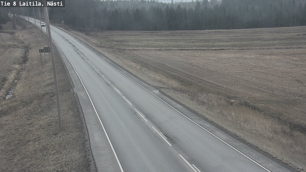 Weather Camera Image Road 8  Laitila, Nästi, Laitila, Varsinais-Suomi