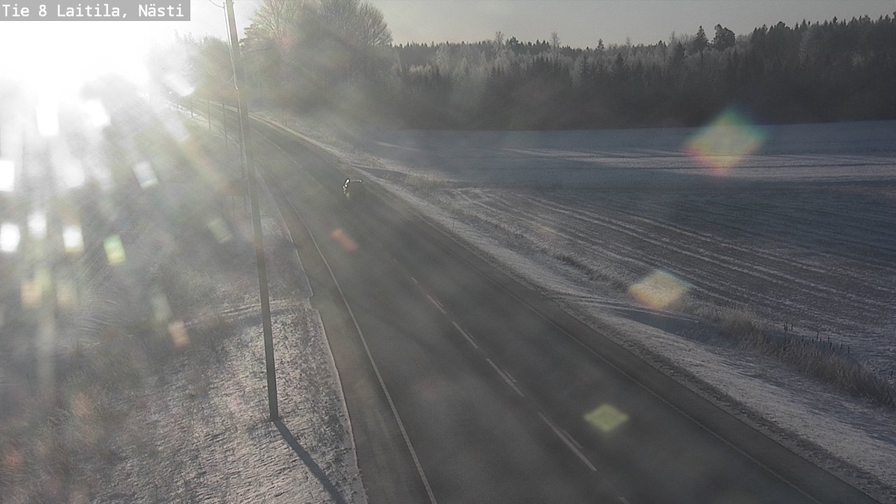 Weather Camera Image Road 8  Laitila, Nästi, Laitila, Varsinais-Suomi