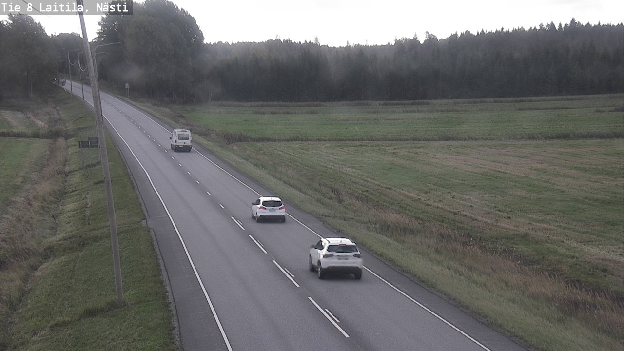 Weather Camera Image Road 8  Laitila, Nästi, Laitila, Varsinais-Suomi