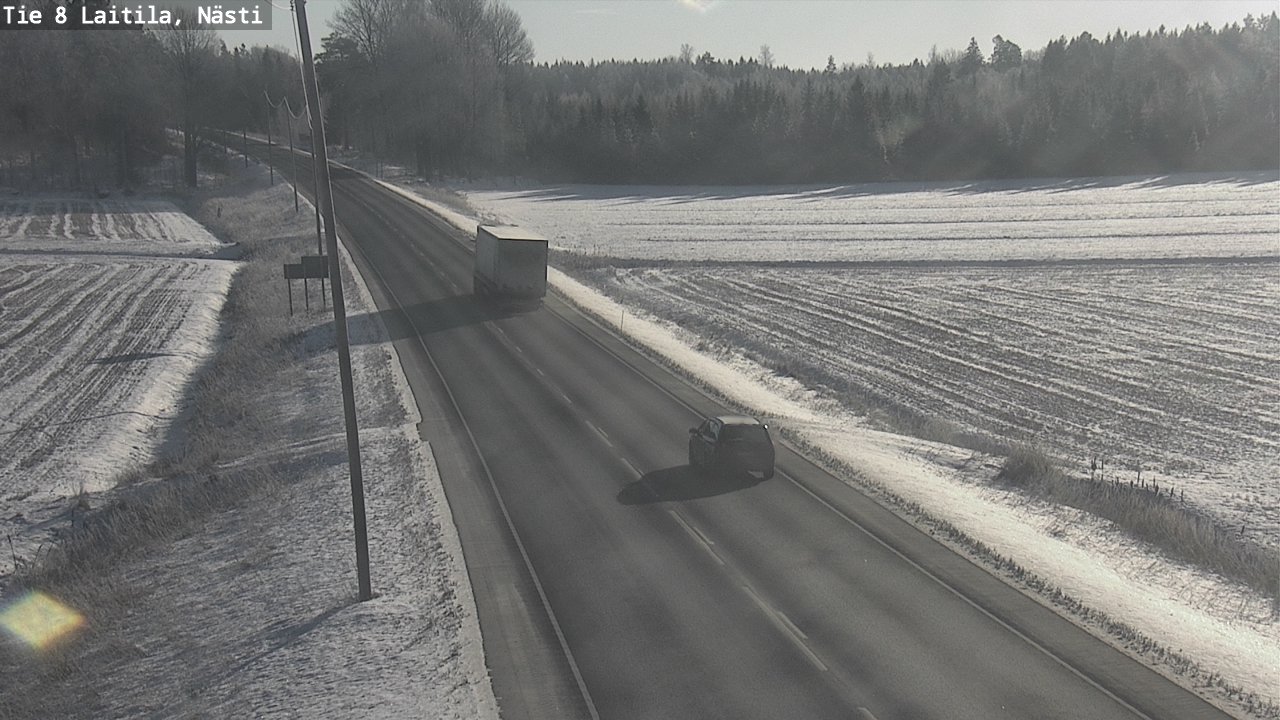 Weather Camera Image Road 8  Laitila, Nästi, Laitila, Varsinais-Suomi