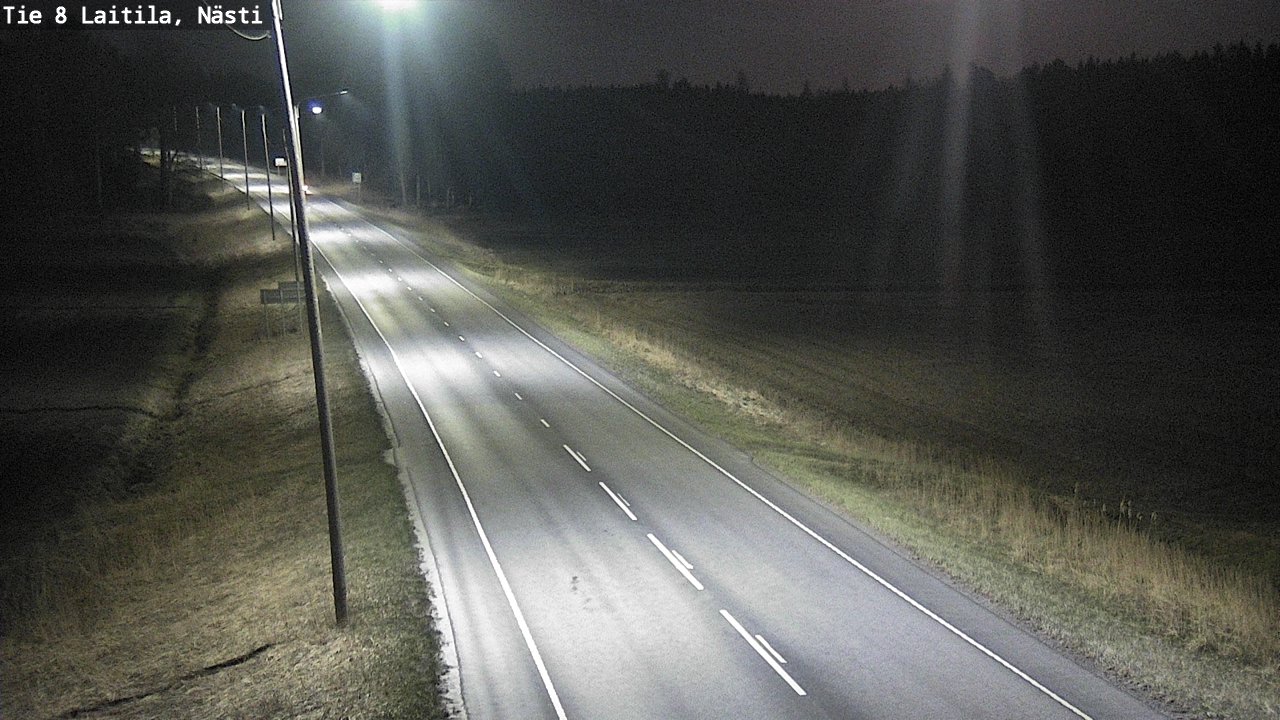 Weather Camera Image Väg 8  Letala, Nästi, Laitila, Varsinais-Suomi
