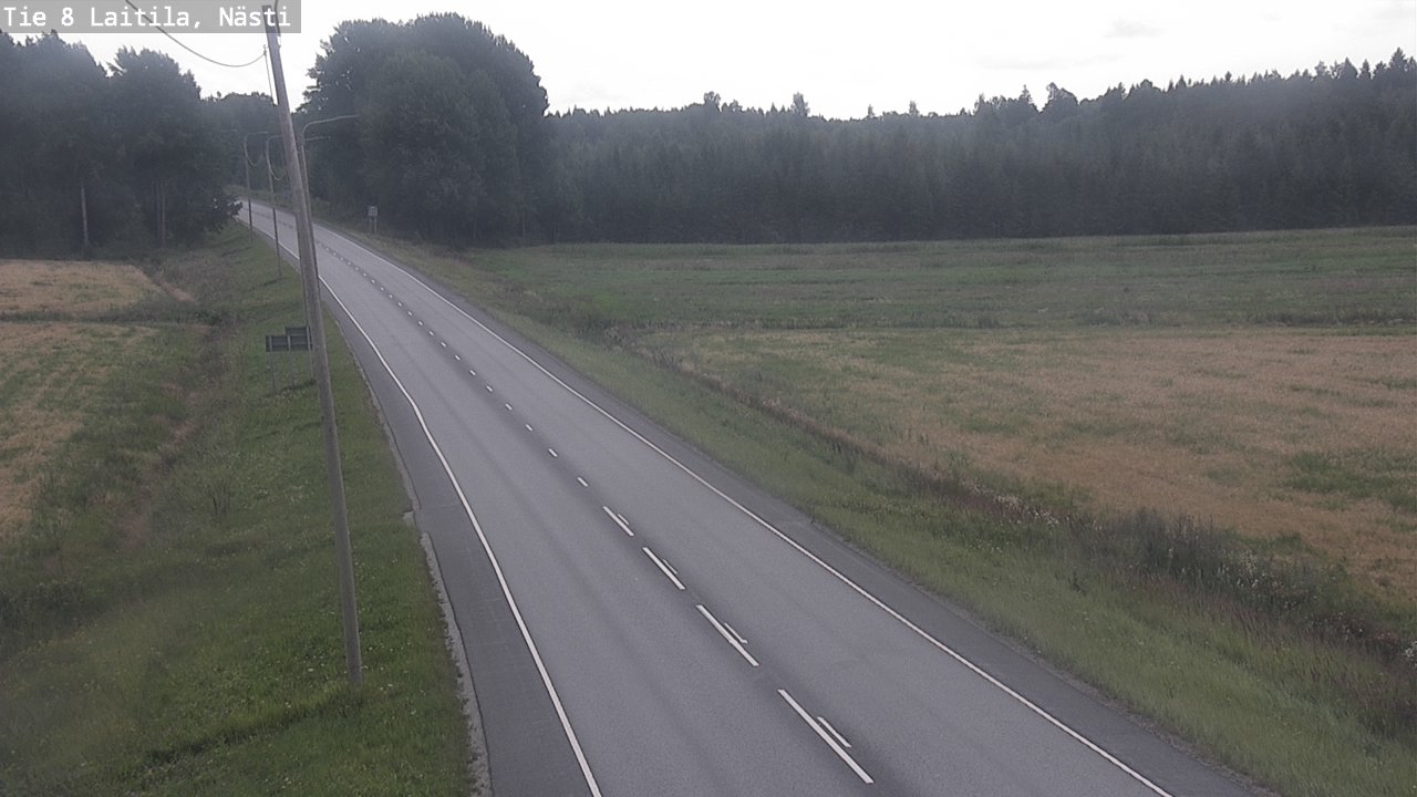 Weather Camera Image Väg 8  Letala, Nästi, Laitila, Varsinais-Suomi