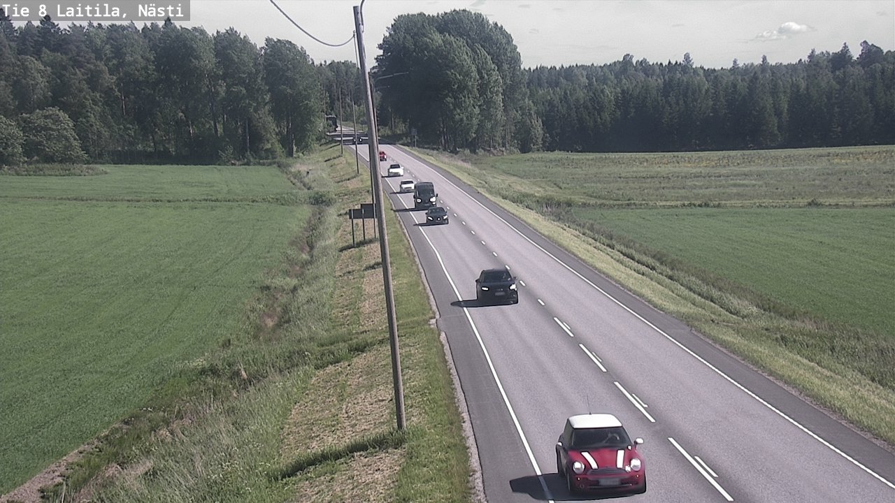 Weather Camera Image Road 8  Laitila, Nästi, Laitila, Varsinais-Suomi