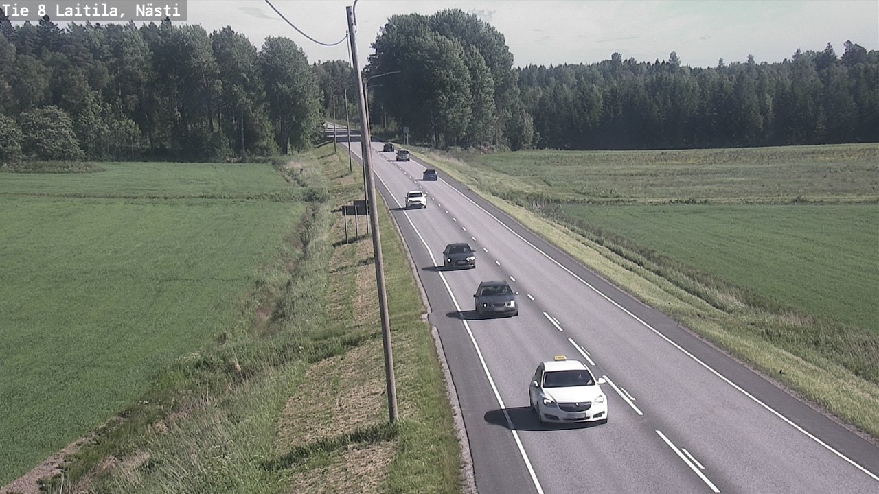 Weather Camera Image Road 8  Laitila, Nästi, Laitila, Varsinais-Suomi