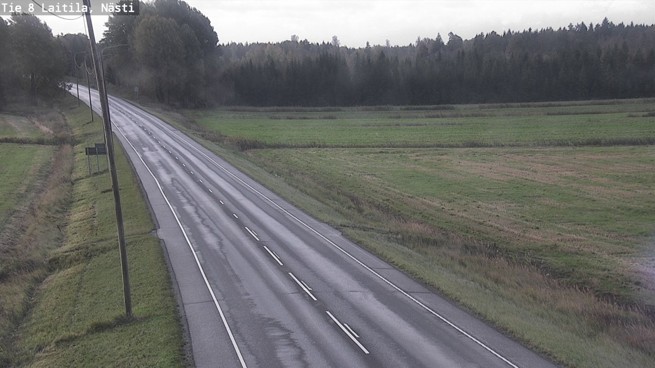 Weather Camera Image Väg 8  Letala, Nästi, Laitila, Varsinais-Suomi
