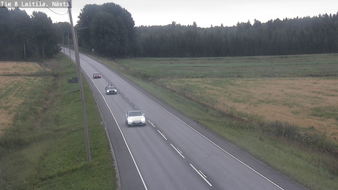 Weather Camera Image Väg 8  Letala, Nästi, Laitila, Varsinais-Suomi