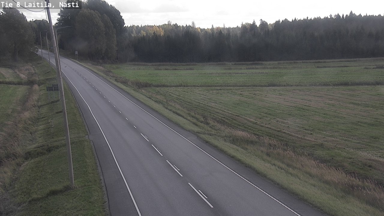 Weather Camera Image Road 8  Laitila, Nästi, Laitila, Varsinais-Suomi
