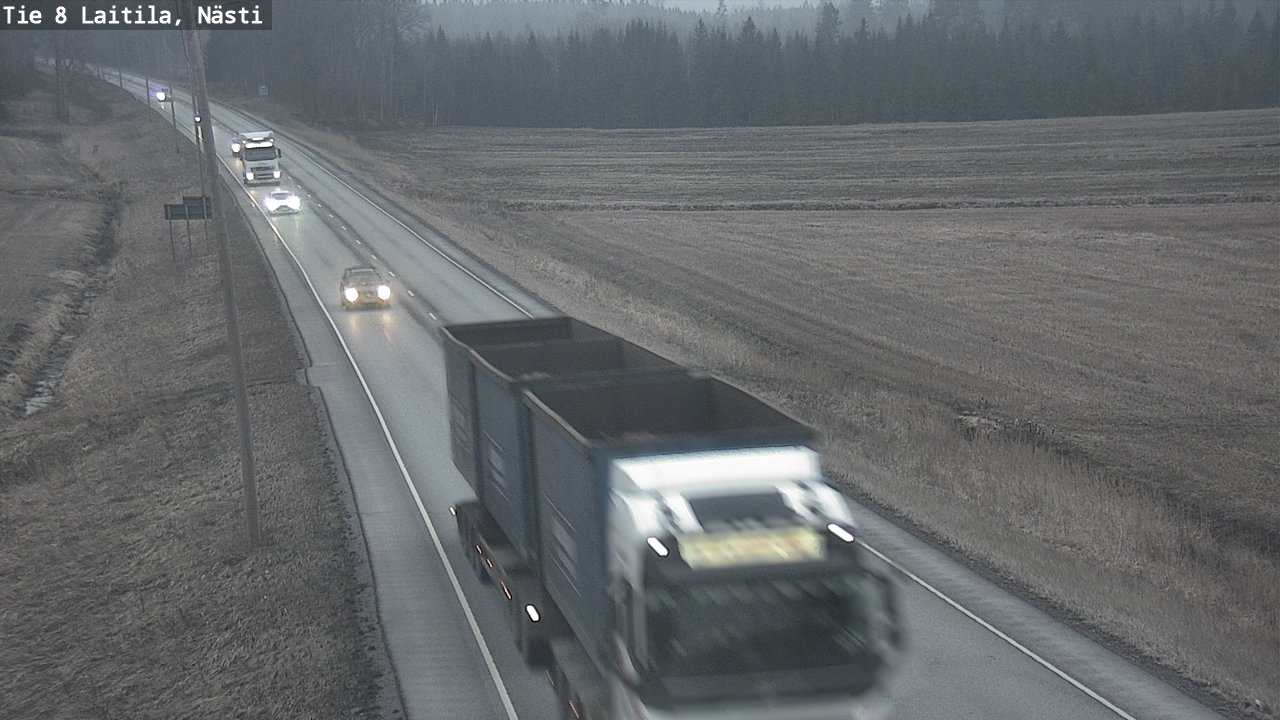 Weather Camera Image Road 8  Laitila, Nästi, Laitila, Varsinais-Suomi