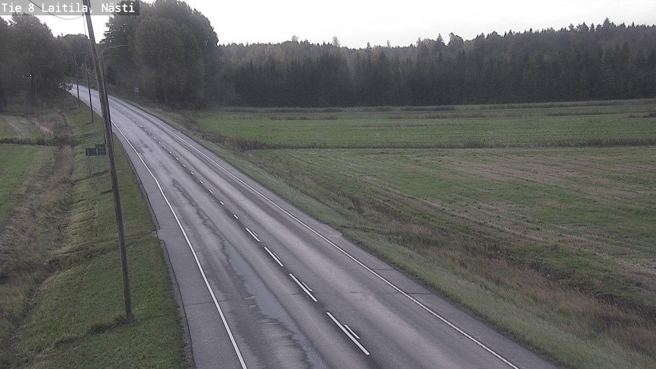 Weather Camera Image Väg 8  Letala, Nästi, Laitila, Varsinais-Suomi