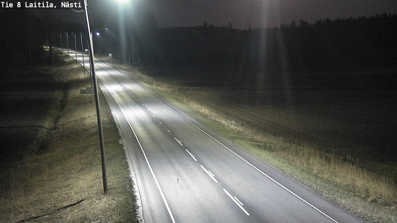 Weather Camera Image Väg 8  Letala, Nästi, Laitila, Varsinais-Suomi