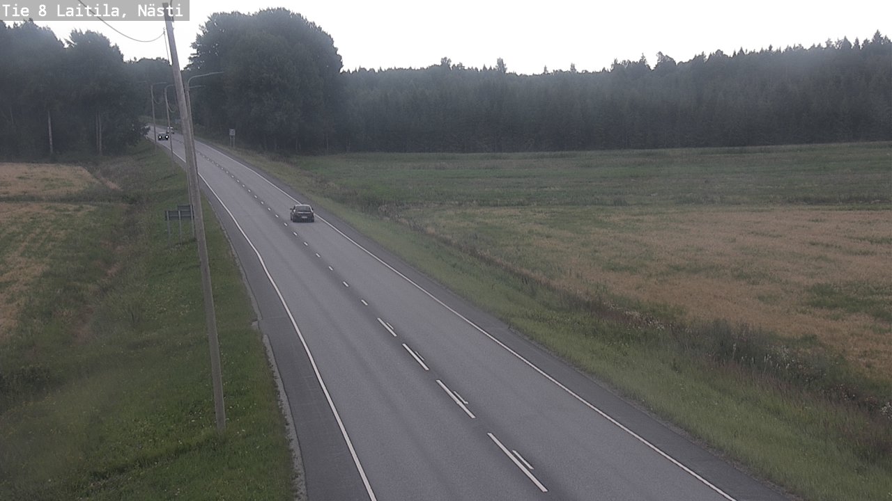 Weather Camera Image Road 8  Laitila, Nästi, Laitila, Varsinais-Suomi