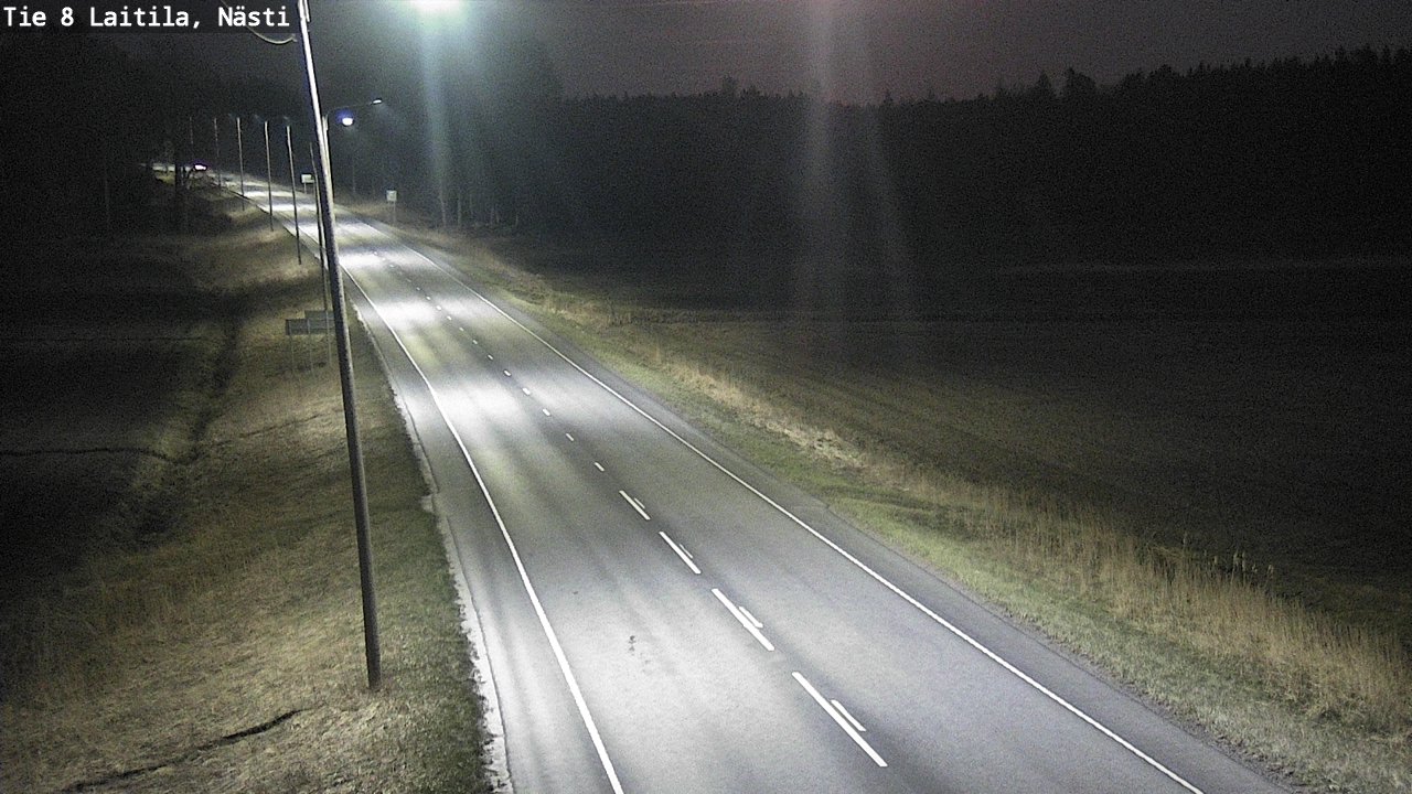 Weather Camera Image Väg 8  Letala, Nästi, Laitila, Varsinais-Suomi