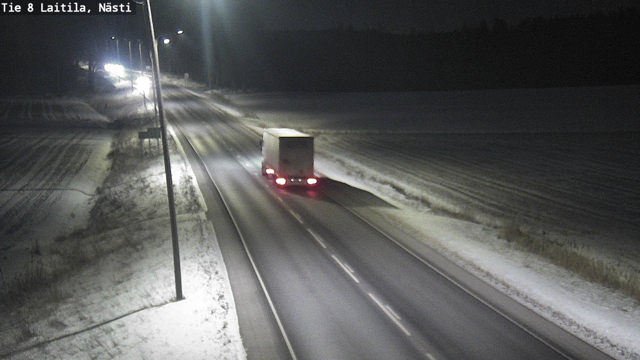 Weather Camera Image Road 8  Laitila, Nästi, Laitila, Varsinais-Suomi