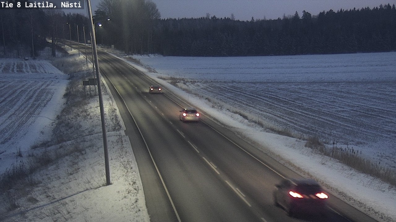 Weather Camera Image Road 8  Laitila, Nästi, Laitila, Varsinais-Suomi