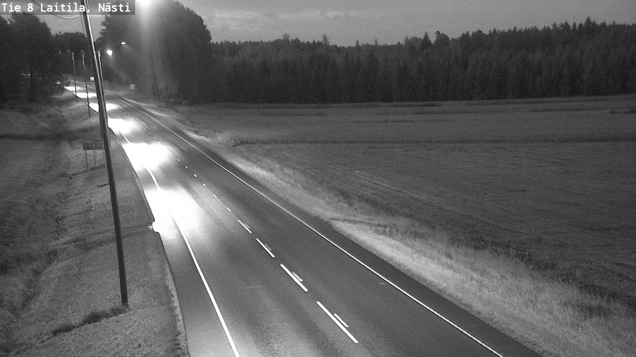 Weather Camera Image Väg 8  Letala, Nästi, Laitila, Varsinais-Suomi