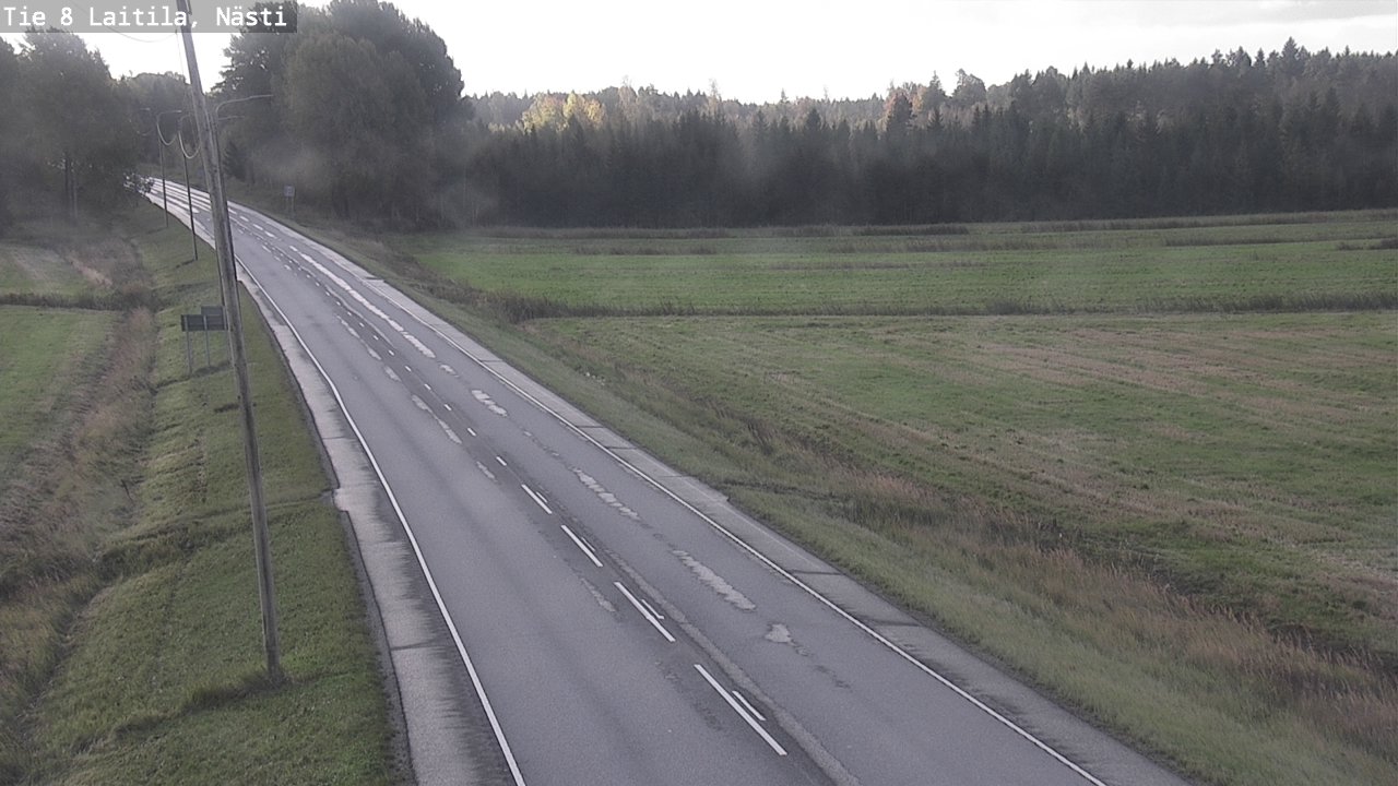 Weather Camera Image Väg 8  Letala, Nästi, Laitila, Varsinais-Suomi