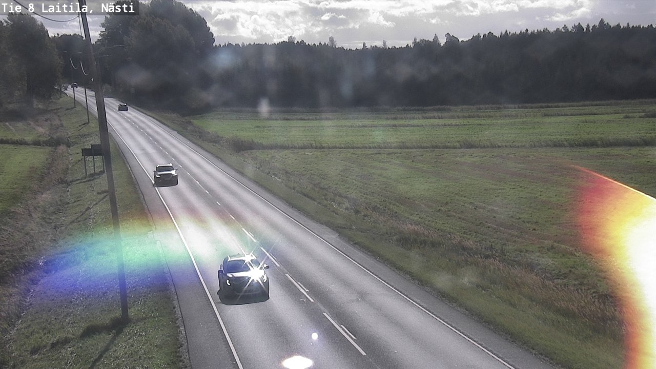 Weather Camera Image Road 8  Laitila, Nästi, Laitila, Varsinais-Suomi