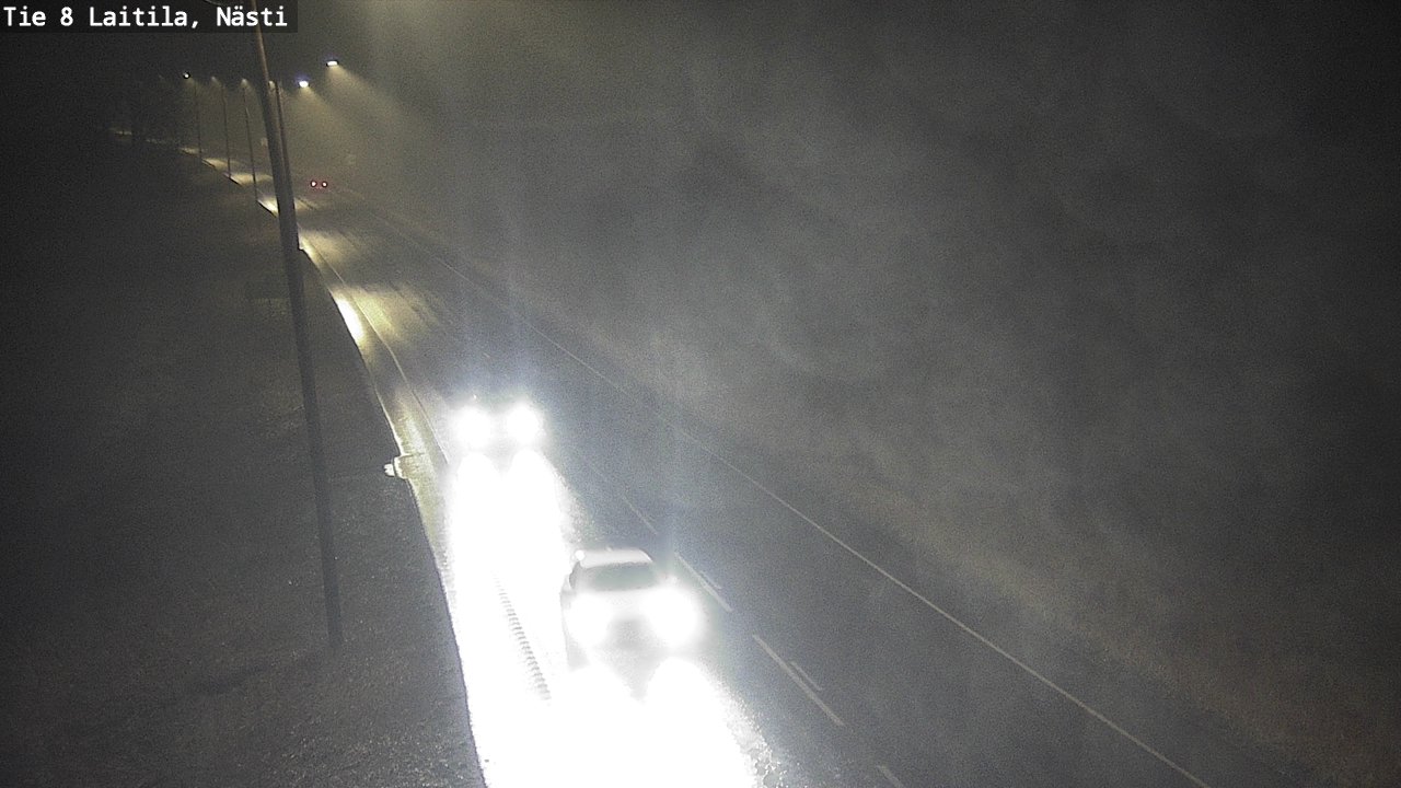 Weather Camera Image Väg 8 Letala, Nästi, Laitila, Varsinais-Suomi