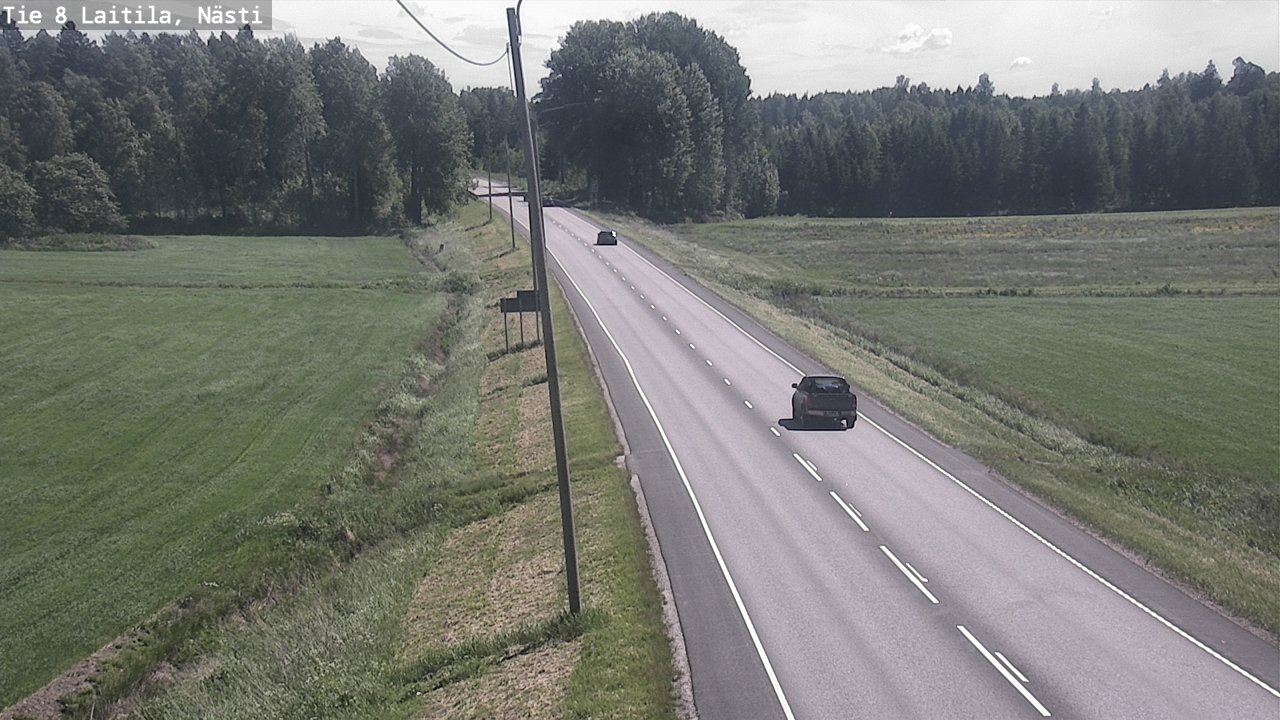 Weather Camera Image Väg 8  Letala, Nästi, Laitila, Varsinais-Suomi