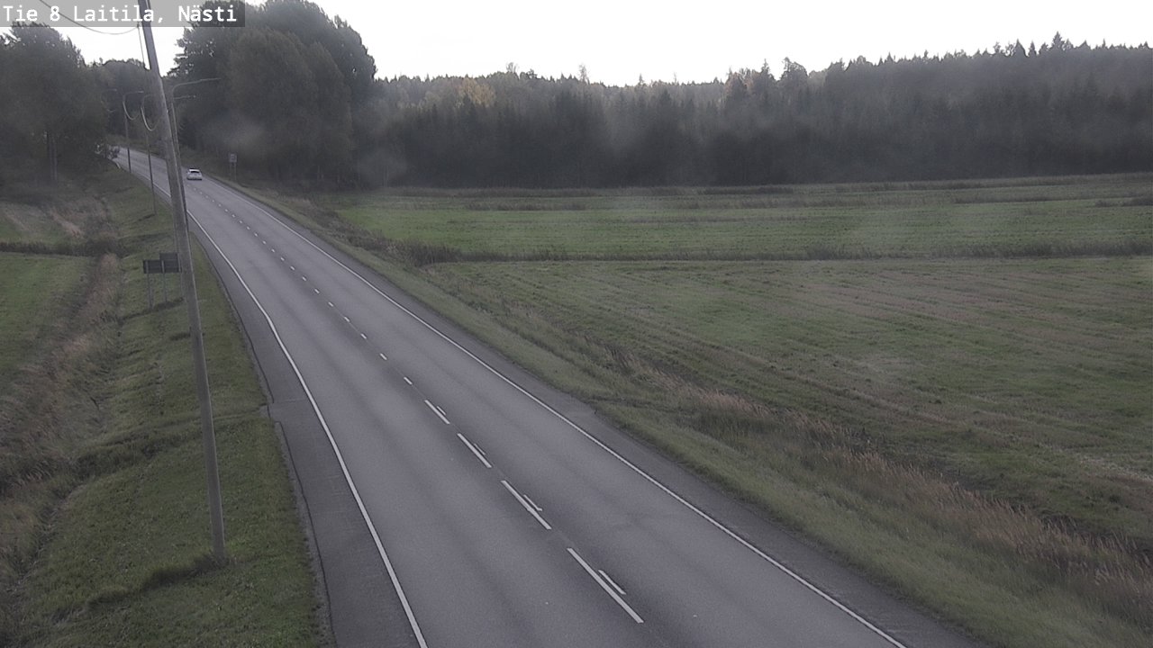 Weather Camera Image Road 8  Laitila, Nästi, Laitila, Varsinais-Suomi