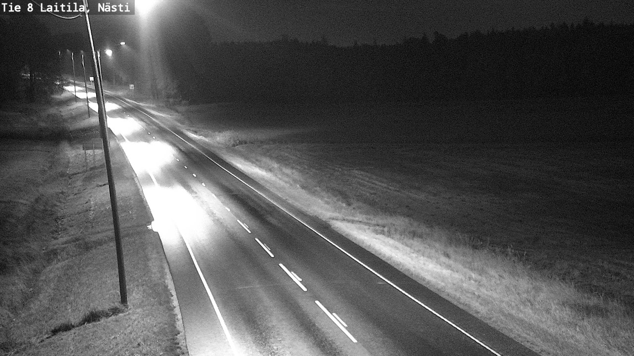 Weather Camera Image Väg 8  Letala, Nästi, Laitila, Varsinais-Suomi