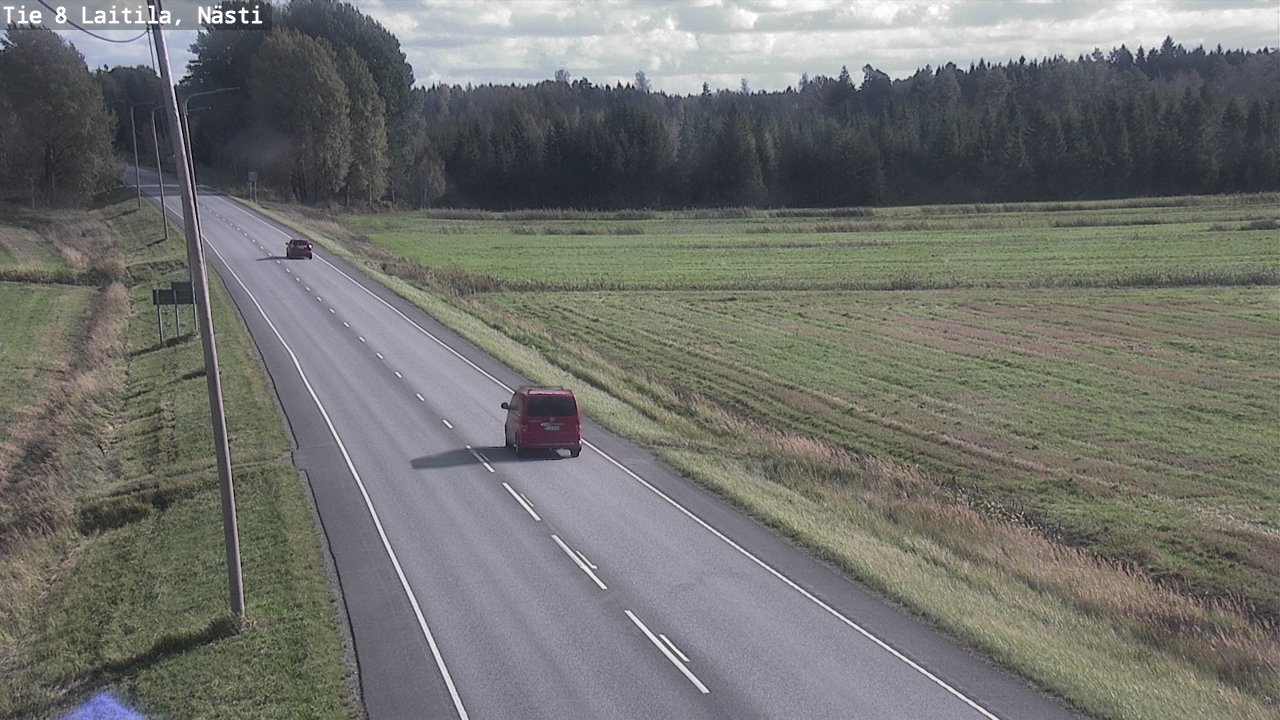 Weather Camera Image Road 8  Laitila, Nästi, Laitila, Varsinais-Suomi