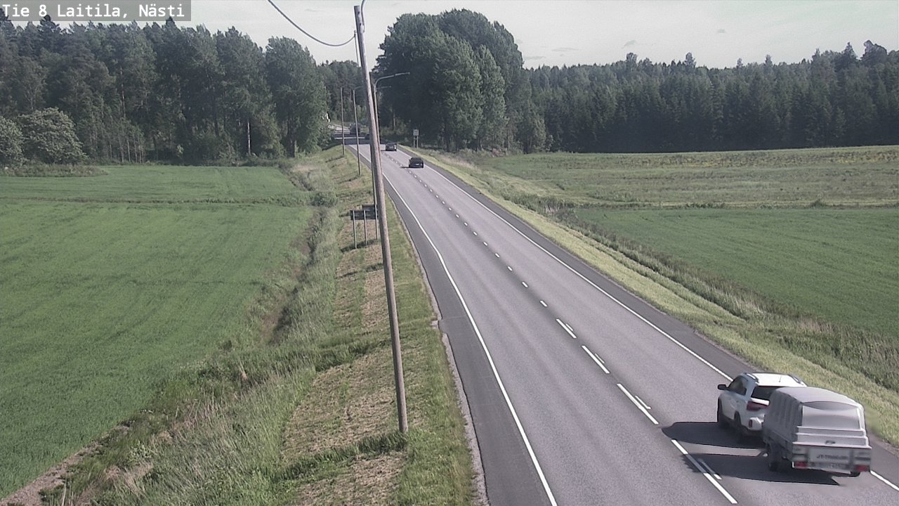 Weather Camera Image Road 8  Laitila, Nästi, Laitila, Varsinais-Suomi