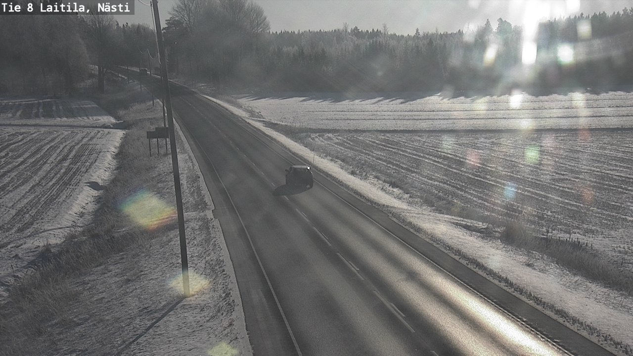 Weather Camera Image Road 8  Laitila, Nästi, Laitila, Varsinais-Suomi