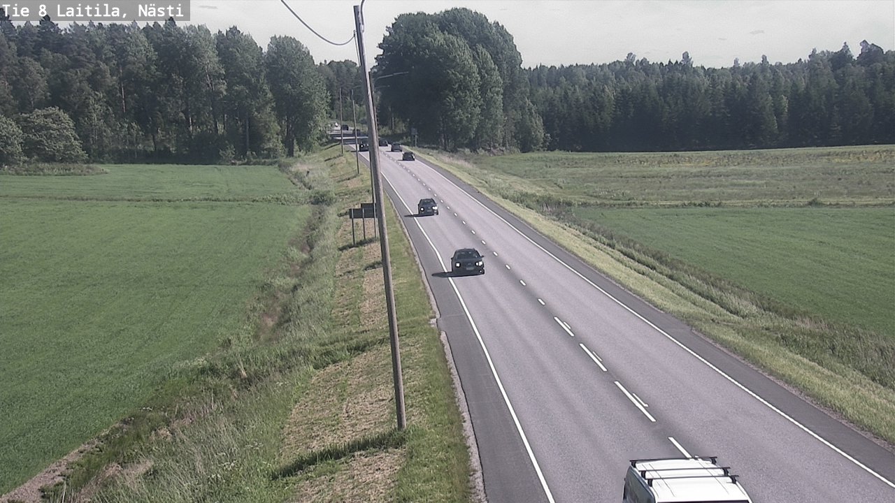 Weather Camera Image Road 8  Laitila, Nästi, Laitila, Varsinais-Suomi