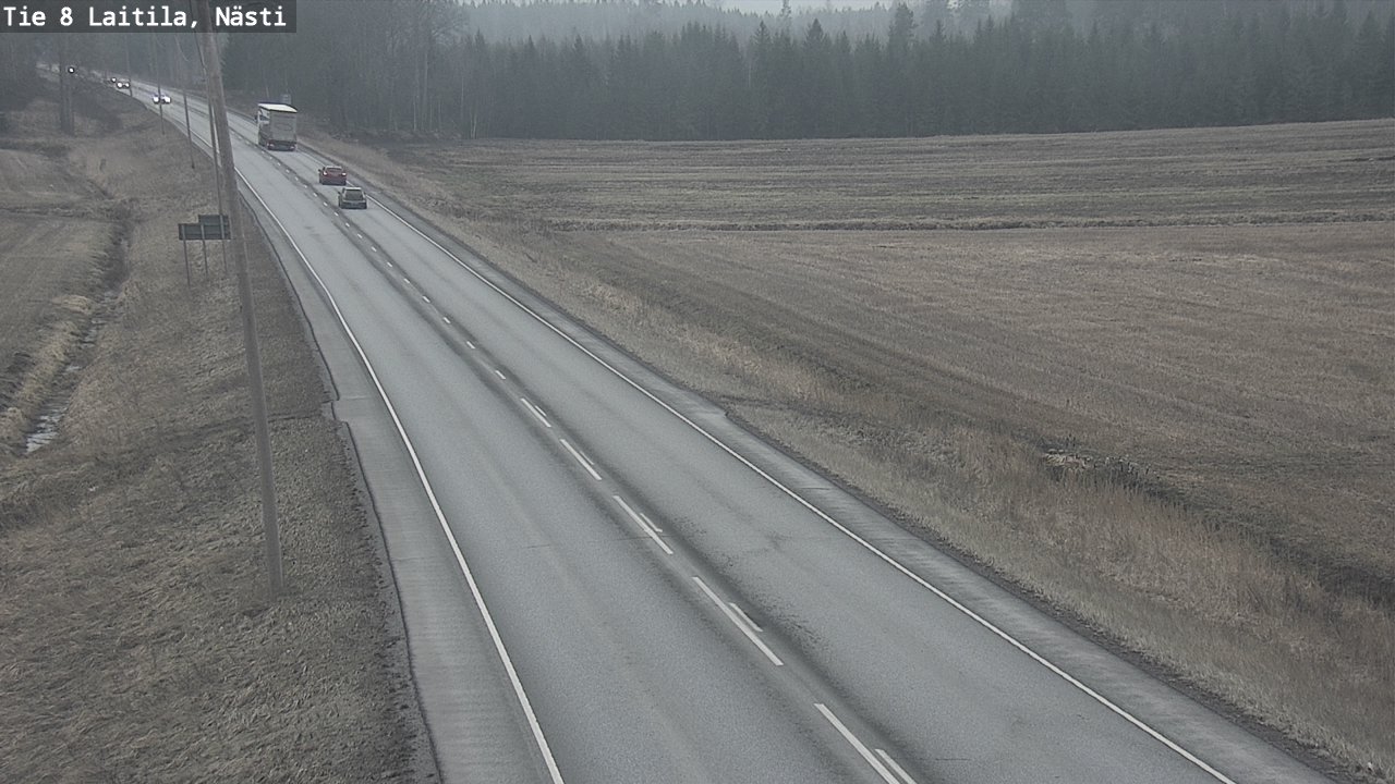 Weather Camera Image Road 8  Laitila, Nästi, Laitila, Varsinais-Suomi