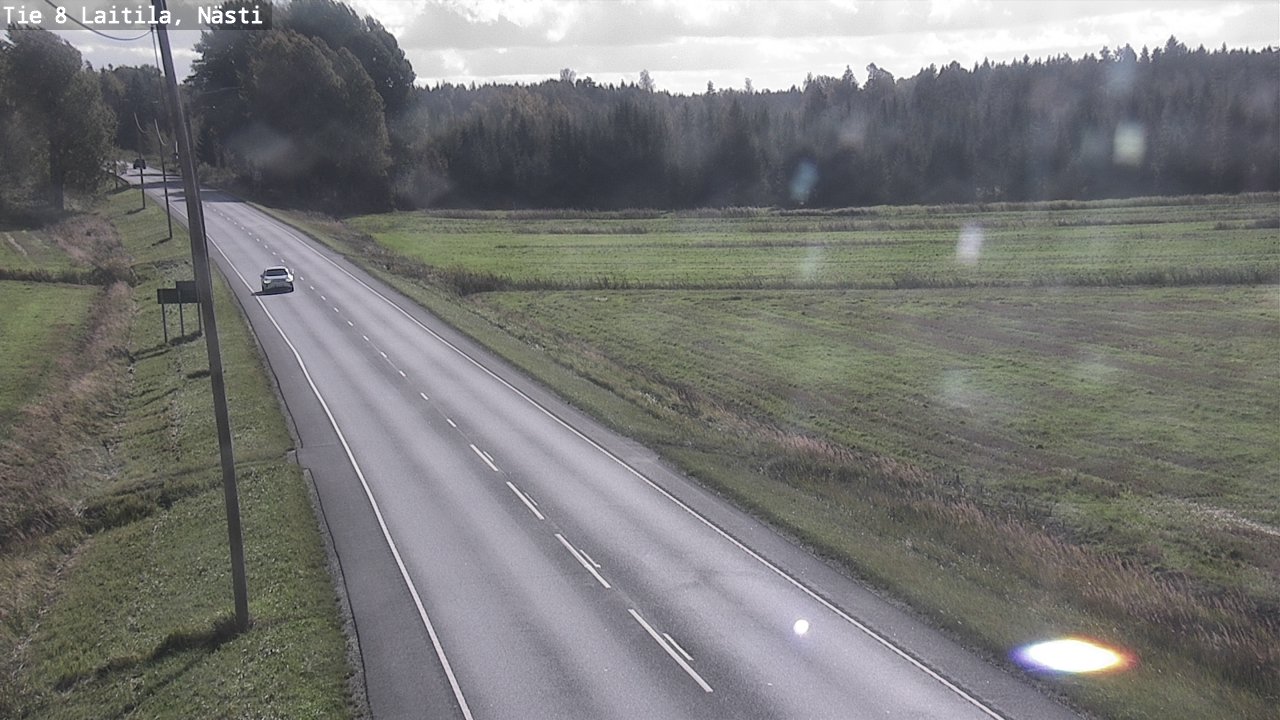 Weather Camera Image Road 8  Laitila, Nästi, Laitila, Varsinais-Suomi