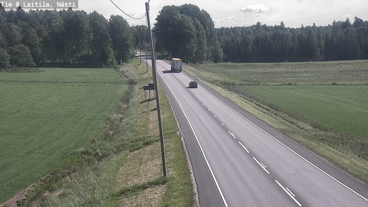 Weather Camera Image Väg 8  Letala, Nästi, Laitila, Varsinais-Suomi