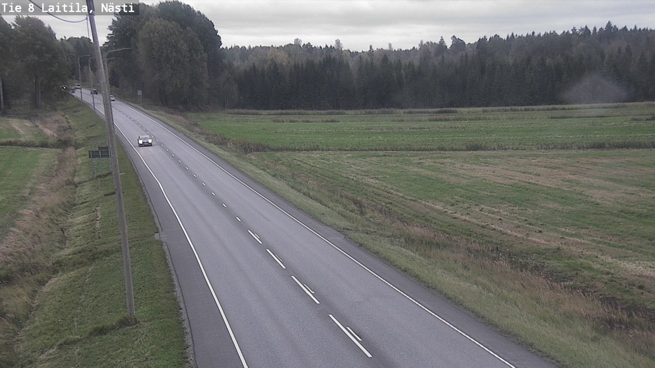 Weather Camera Image Väg 8  Letala, Nästi, Laitila, Varsinais-Suomi
