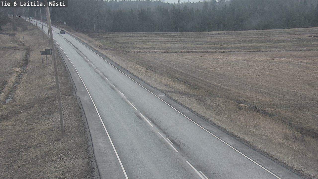 Weather Camera Image Road 8  Laitila, Nästi, Laitila, Varsinais-Suomi