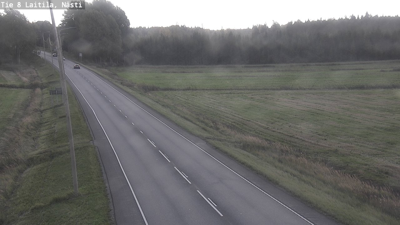 Weather Camera Image Road 8  Laitila, Nästi, Laitila, Varsinais-Suomi