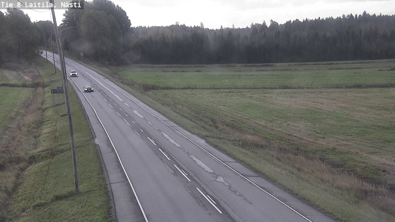 Weather Camera Image Väg 8  Letala, Nästi, Laitila, Varsinais-Suomi