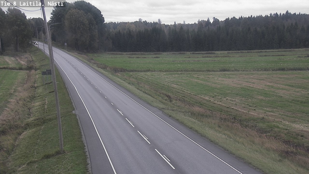 Weather Camera Image Väg 8  Letala, Nästi, Laitila, Varsinais-Suomi