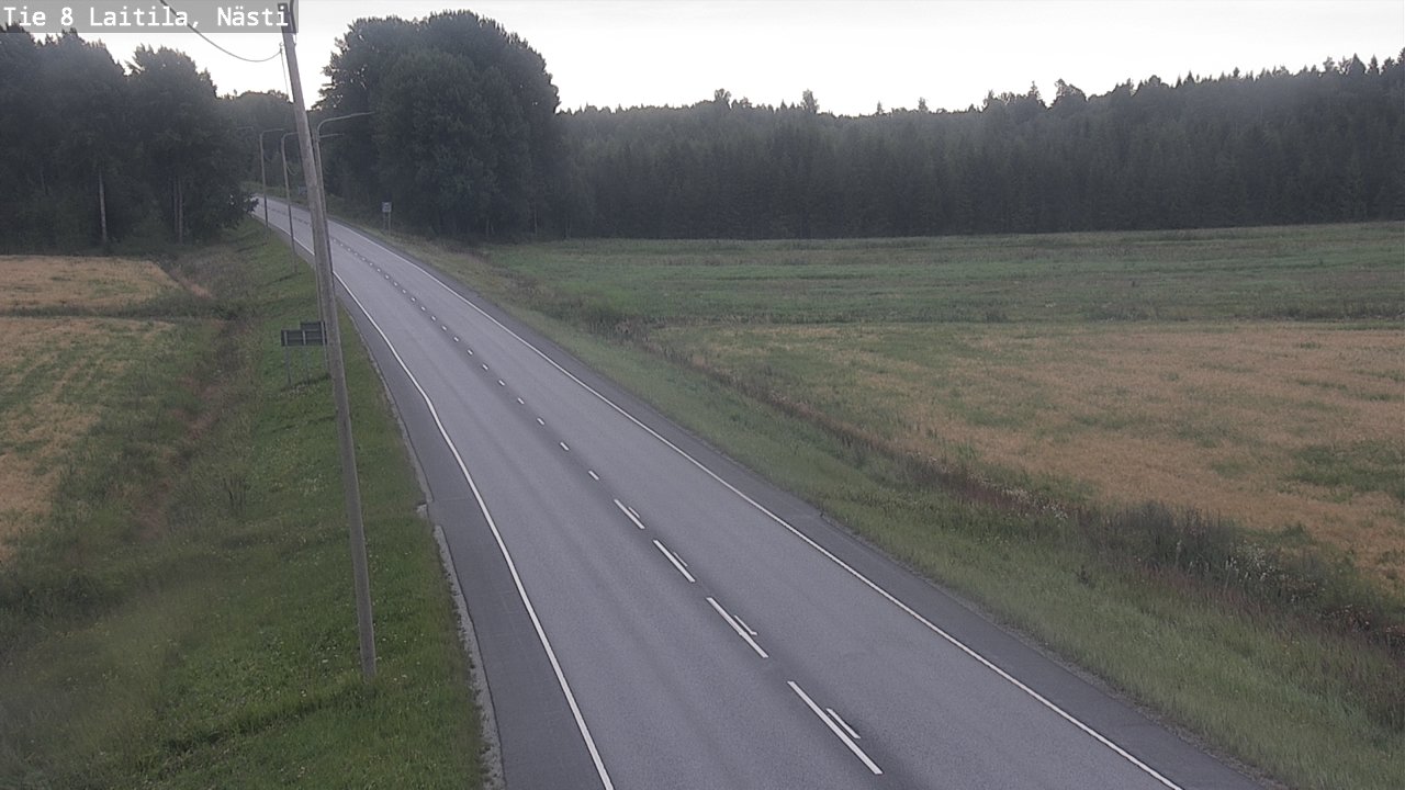 Weather Camera Image Väg 8  Letala, Nästi, Laitila, Varsinais-Suomi