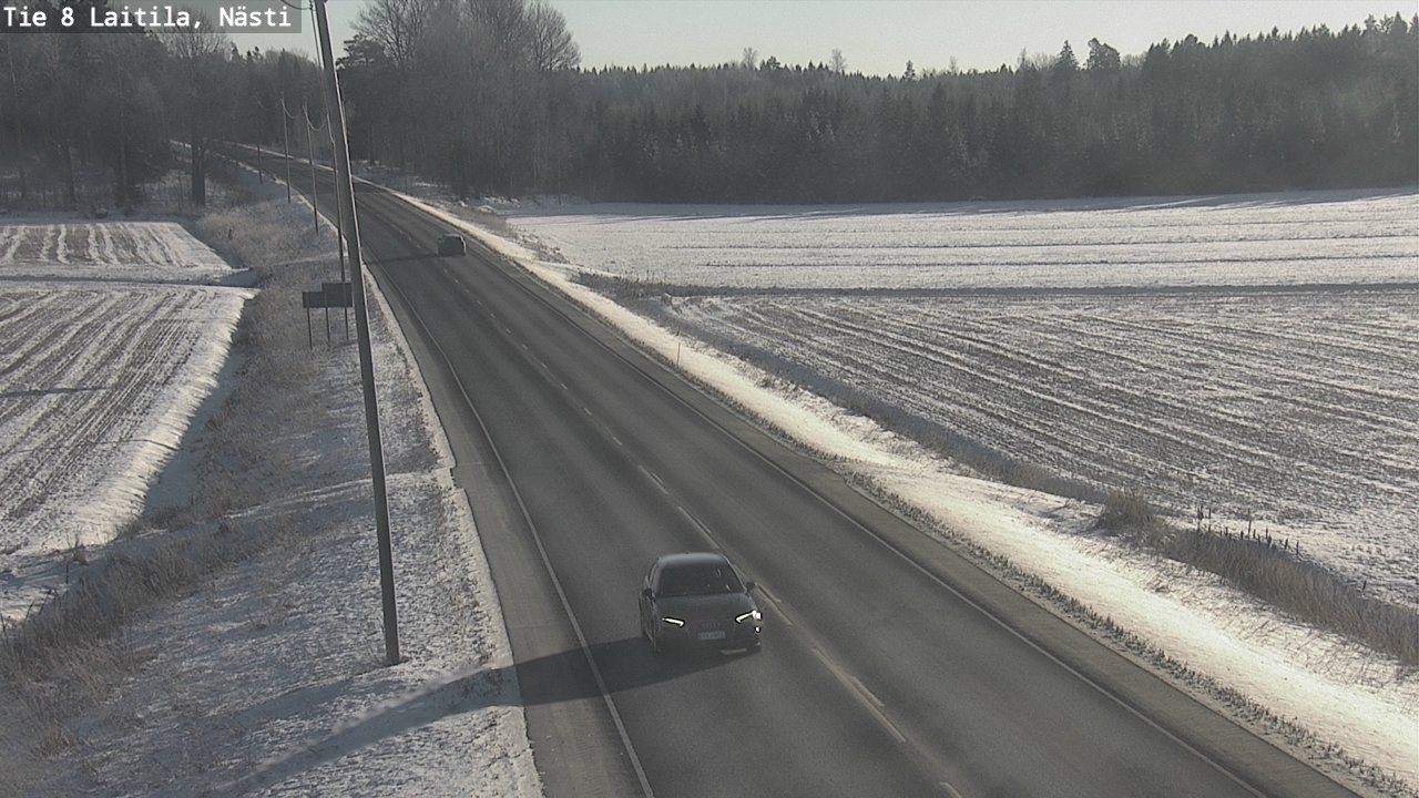 Weather Camera Image Road 8  Laitila, Nästi, Laitila, Varsinais-Suomi