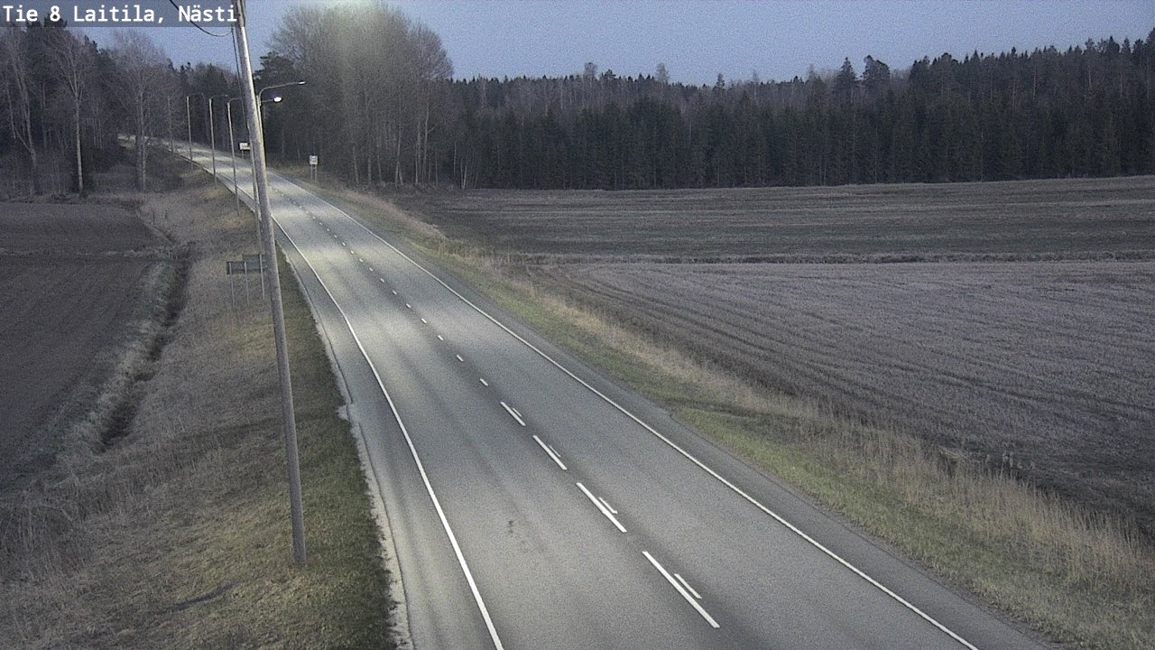 Weather Camera Image Road 8  Laitila, Nästi, Laitila, Varsinais-Suomi