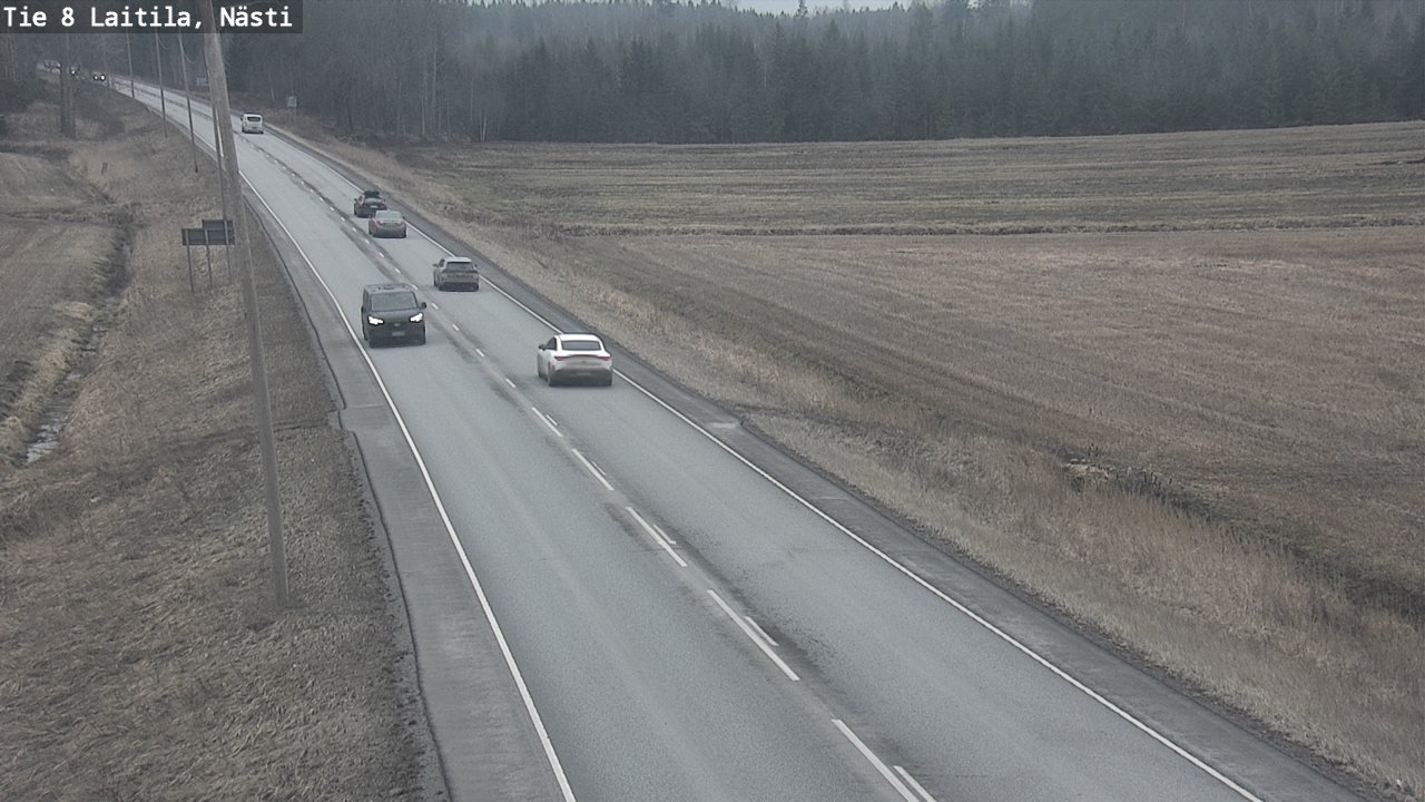 Weather Camera Image Road 8  Laitila, Nästi, Laitila, Varsinais-Suomi