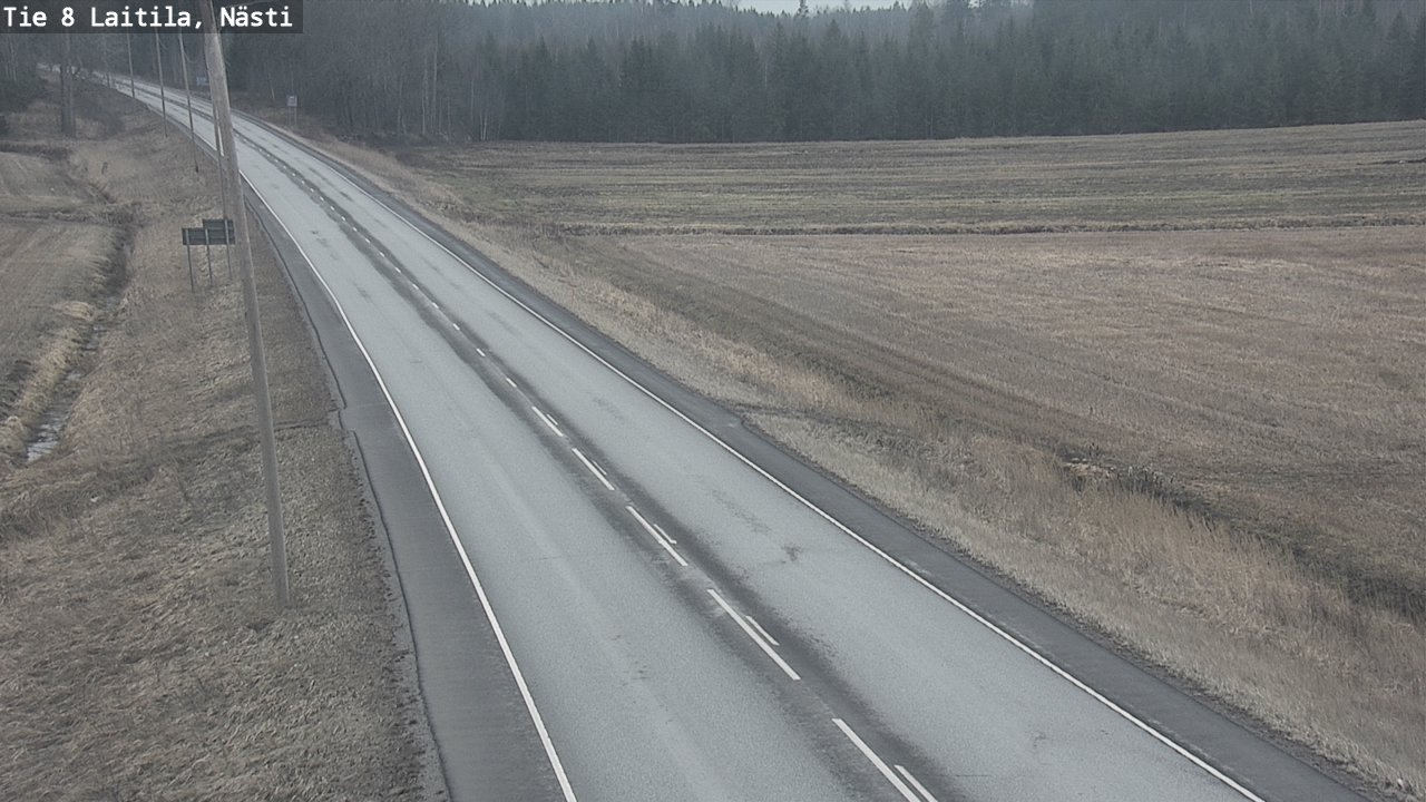 Weather Camera Image Road 8  Laitila, Nästi, Laitila, Varsinais-Suomi