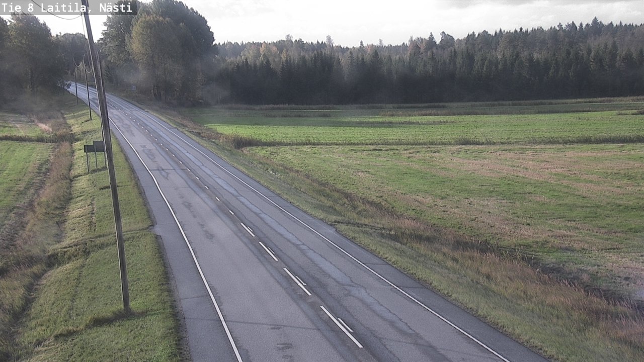 Weather Camera Image Väg 8  Letala, Nästi, Laitila, Varsinais-Suomi